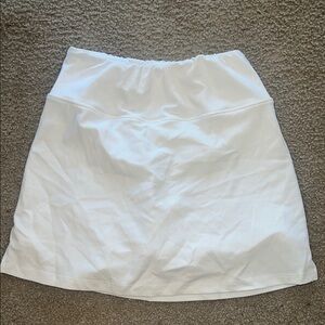 White skirt